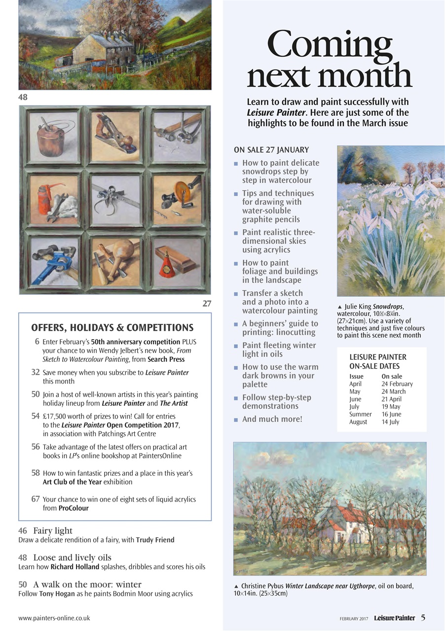 Leisure Painter & The Artist Preview Pages