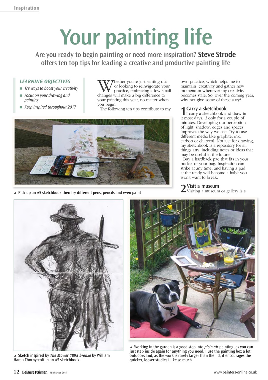 Leisure Painter & The Artist Preview Pages