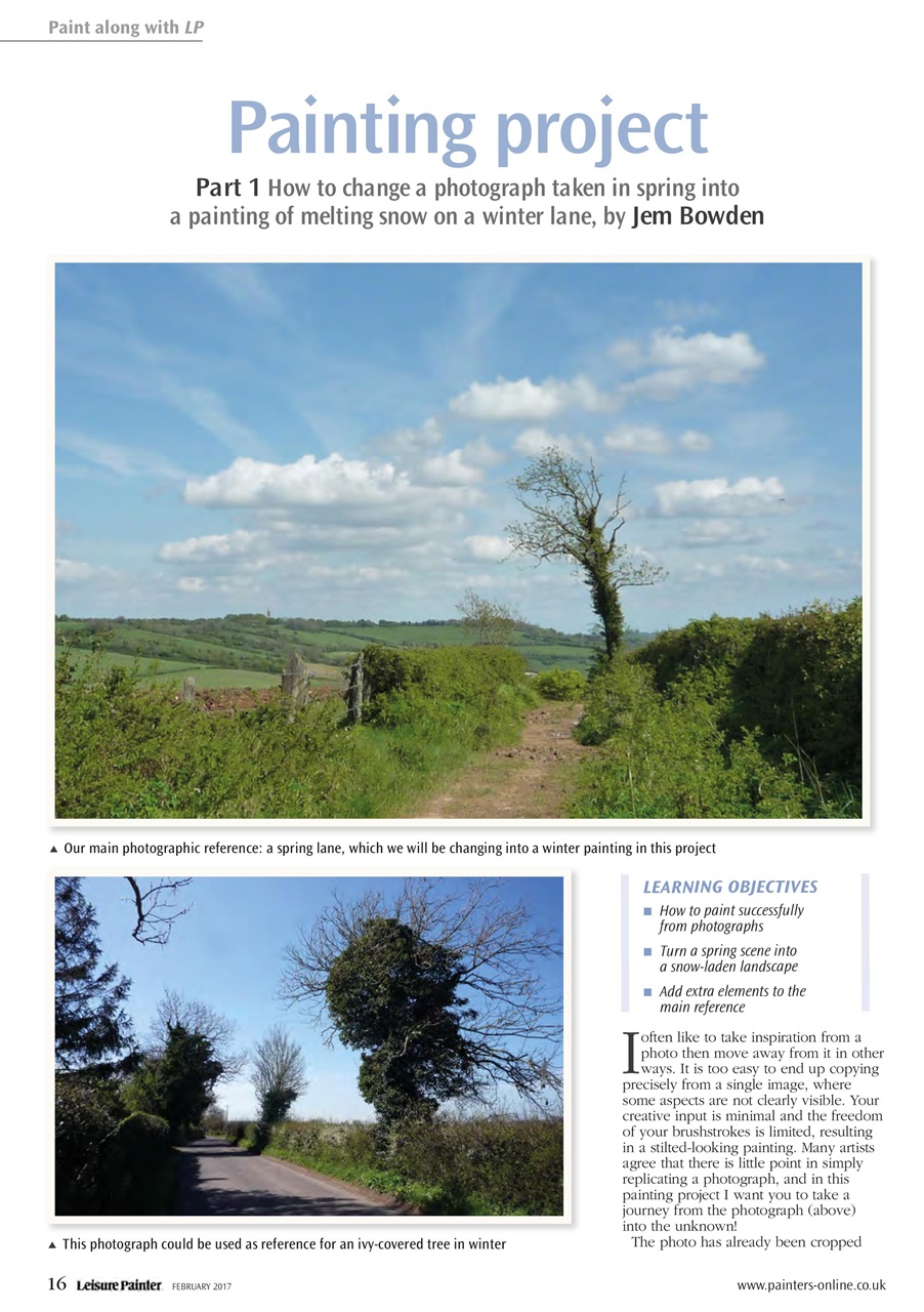 Leisure Painter & The Artist Preview Pages