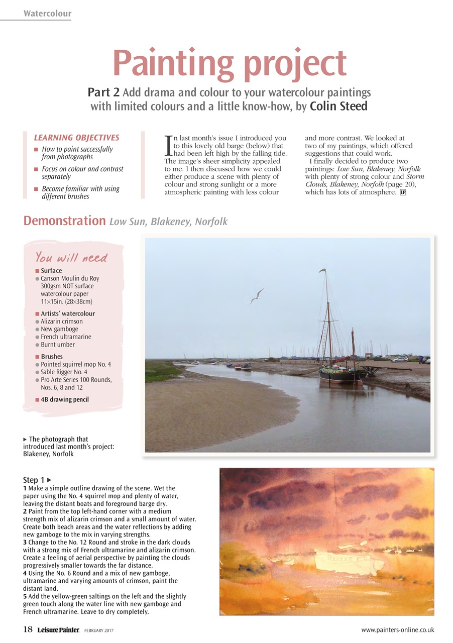 Leisure Painter & The Artist Preview Pages