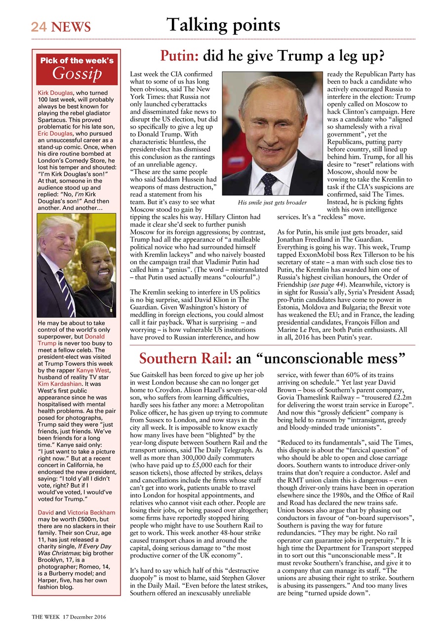 The Week Preview Pages