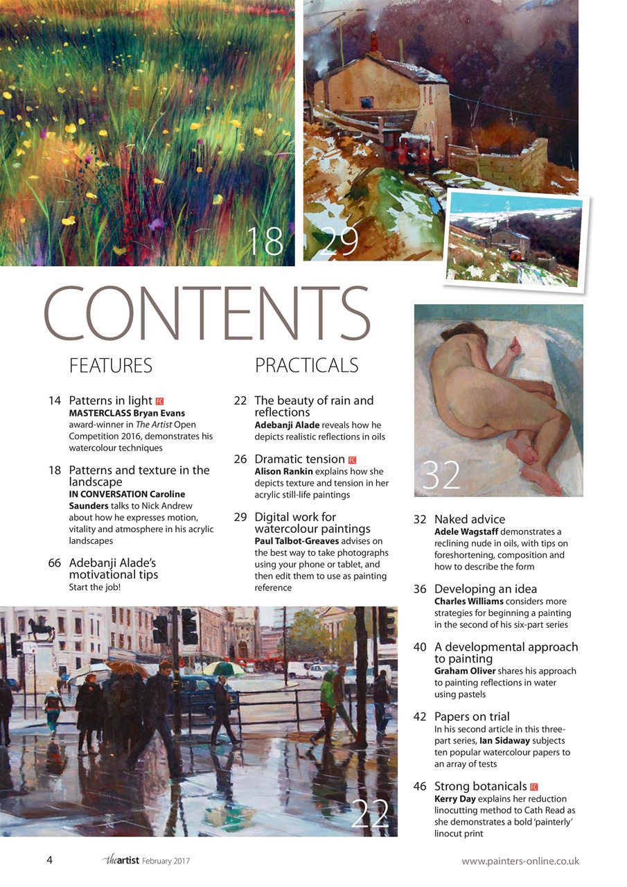 The Artist Preview Pages