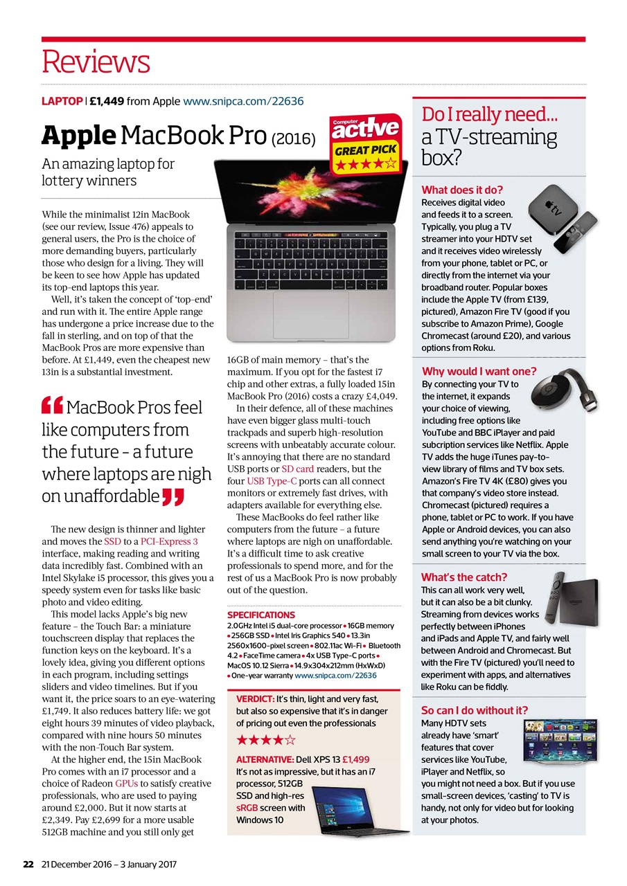 Computer Active Preview Pages