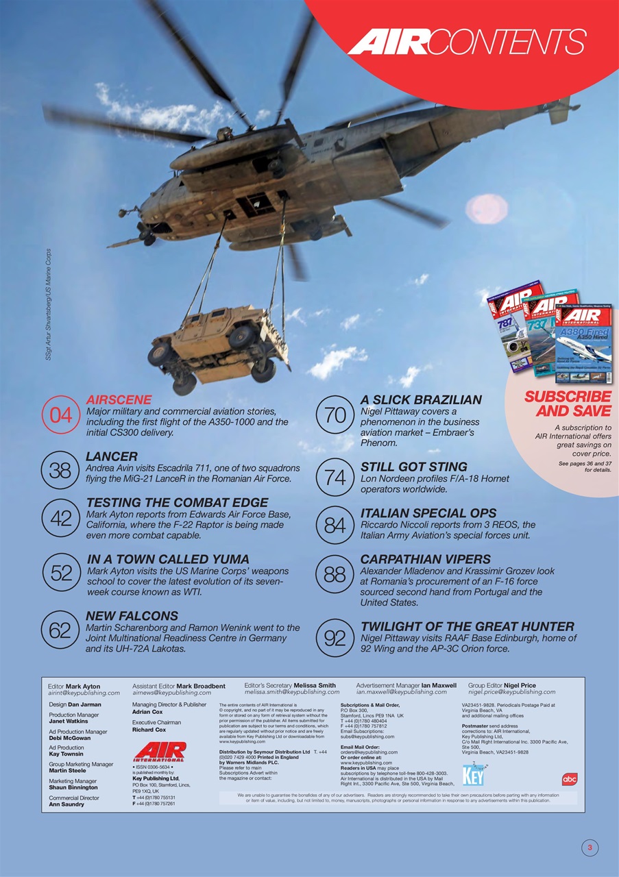 AIR International Preview Pages