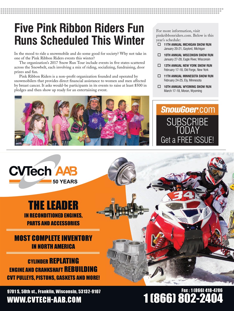 SnowGoer Preview Pages