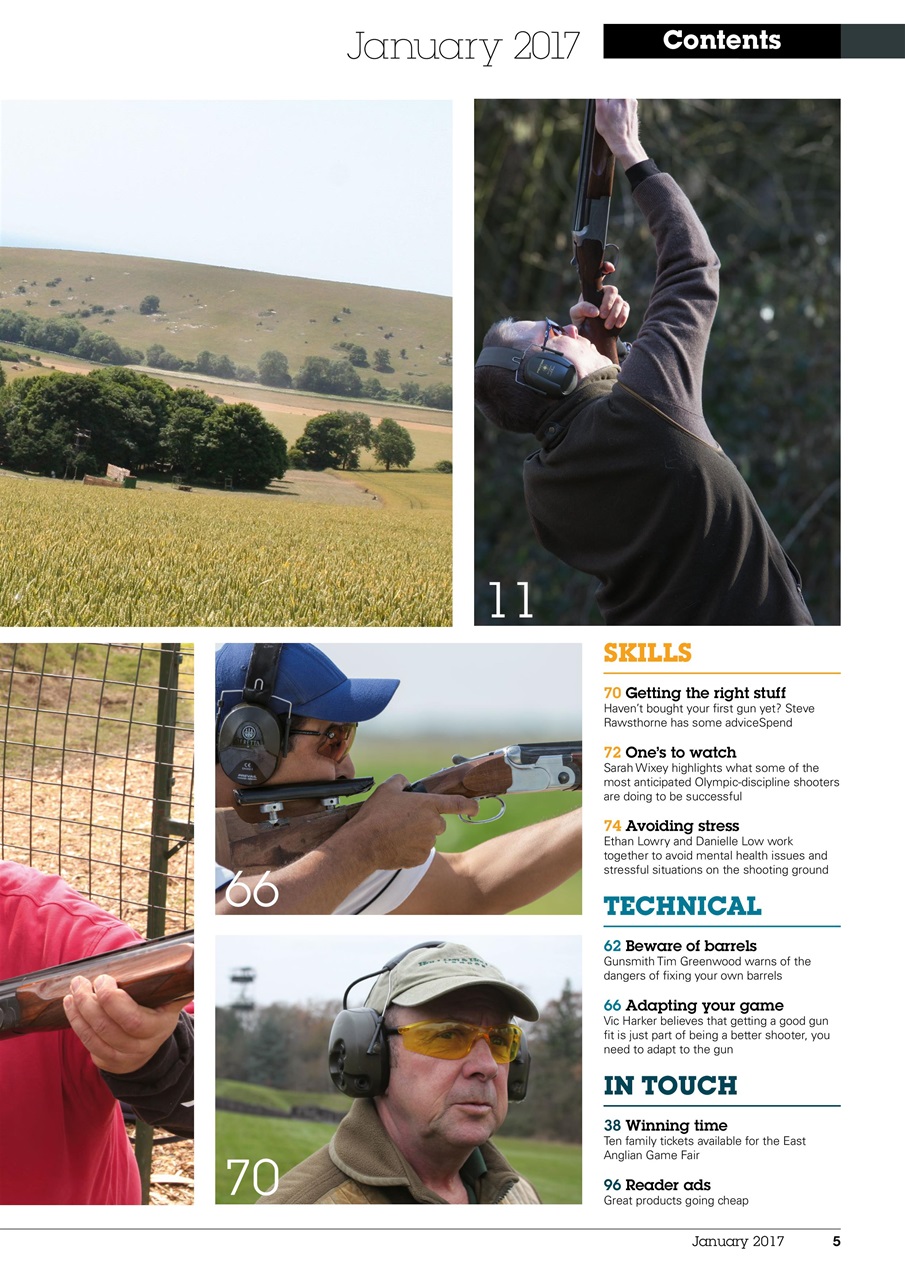 Clay Shooting Preview Pages