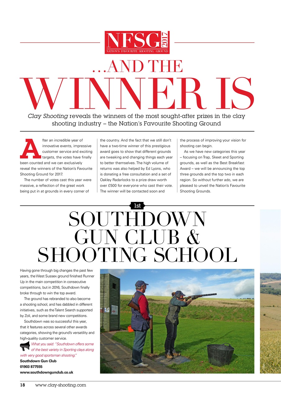 Clay Shooting Preview Pages