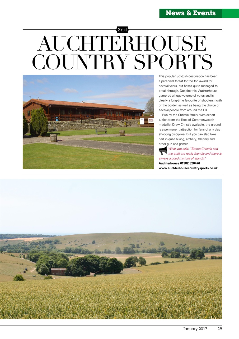 Clay Shooting Preview Pages