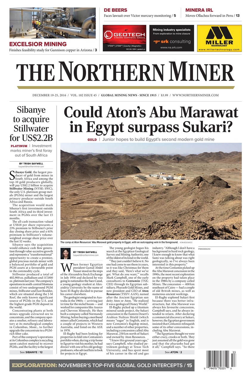 The Northern Miner Preview Pages