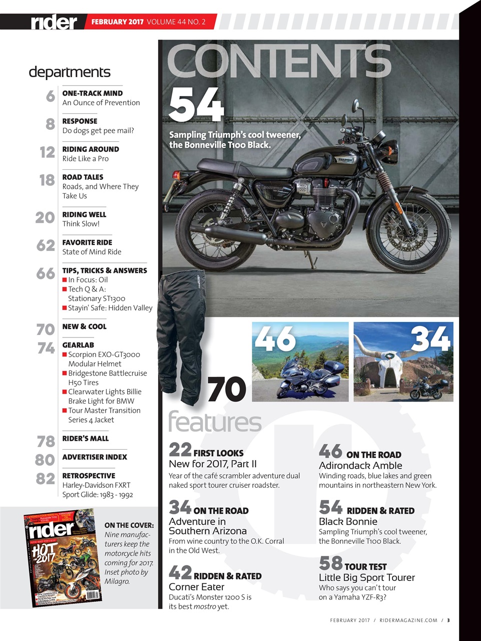 Rider Magazine Preview Pages