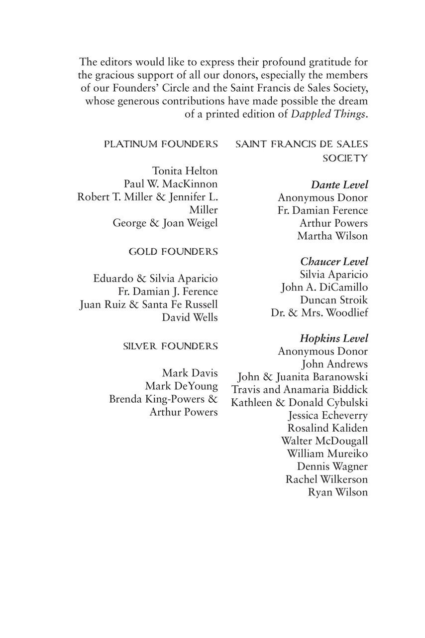 Dappled Things Preview Pages