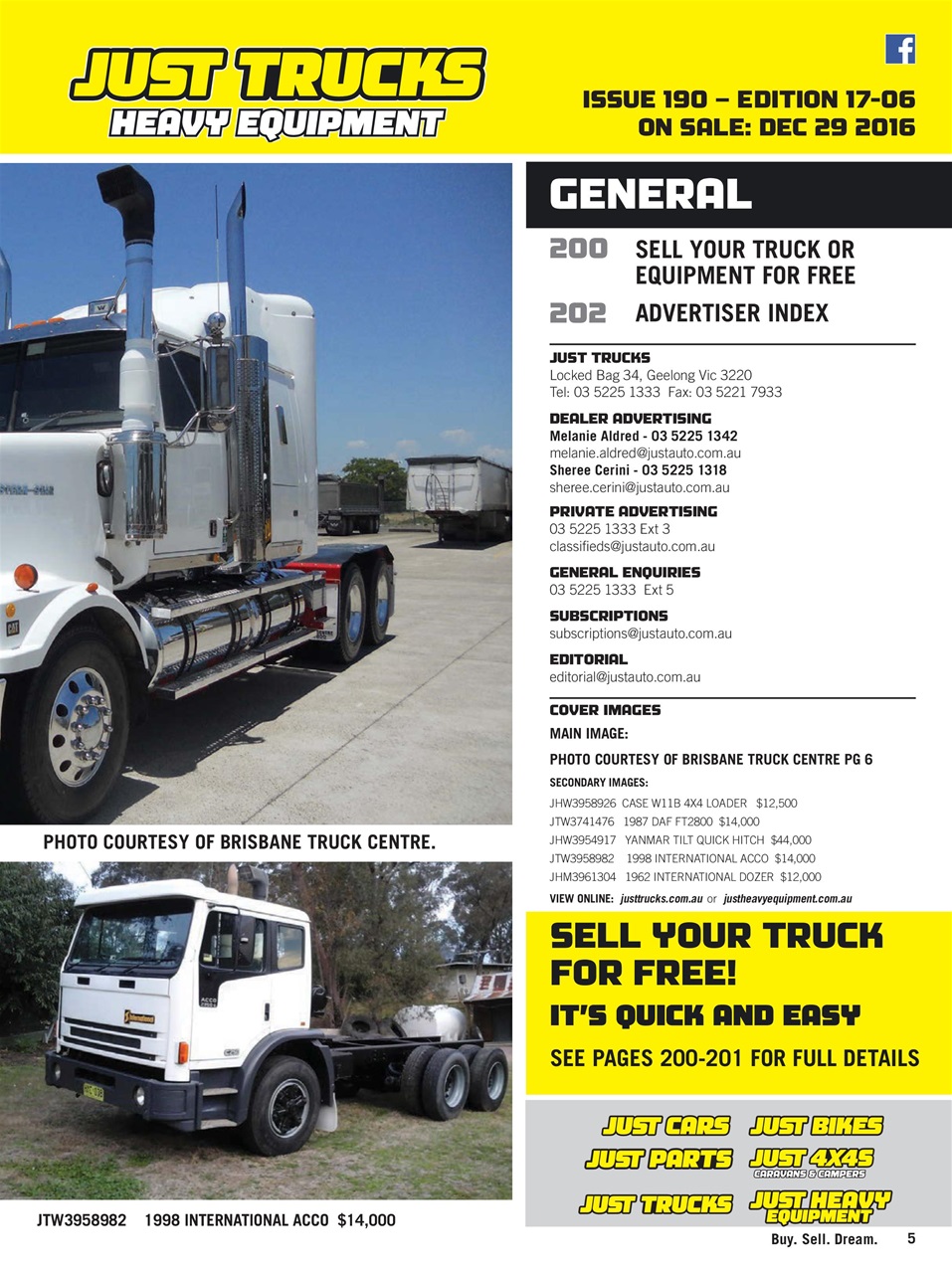 JUST TRUCKS Preview Pages