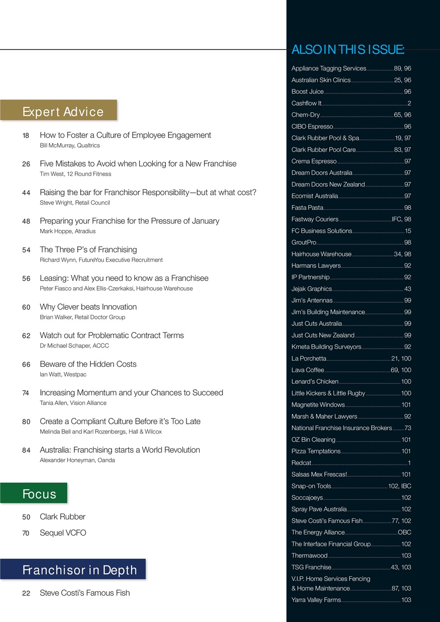Business Franchise Australia&NZ Preview Pages