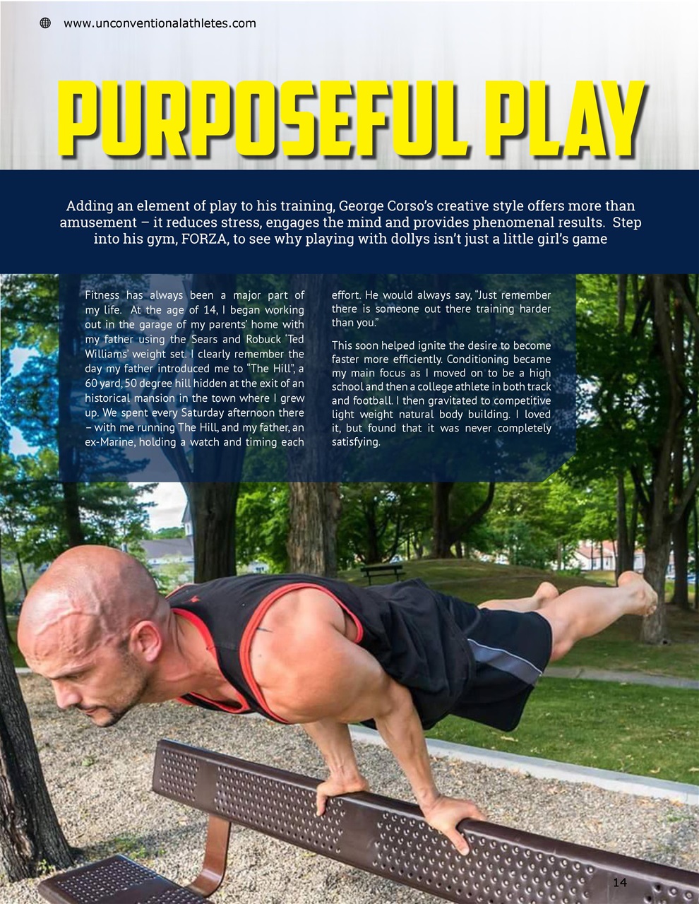 Unconventional Athletes Magazine Preview Pages