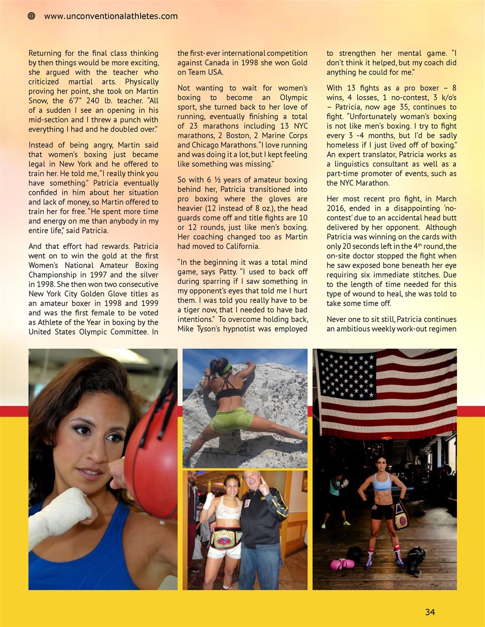 Unconventional Athletes Magazine Preview Pages