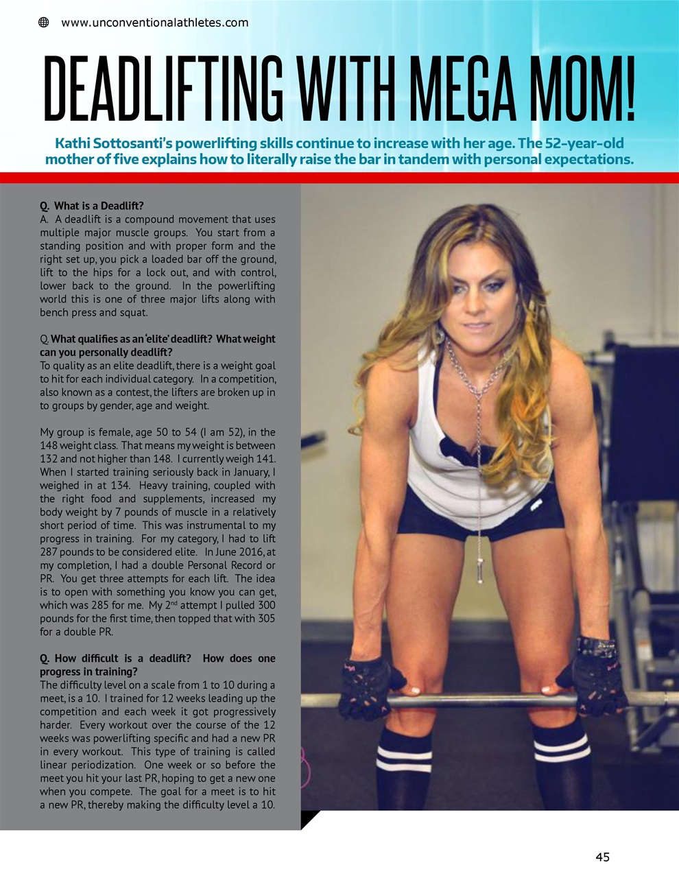 Unconventional Athletes Magazine Preview Pages