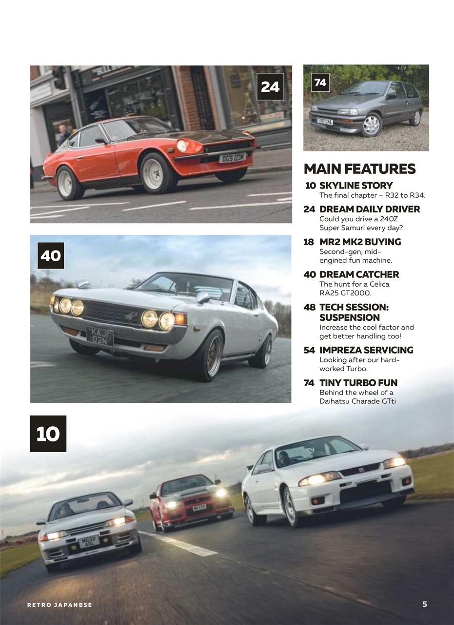 Retro Japanese Preview Pages