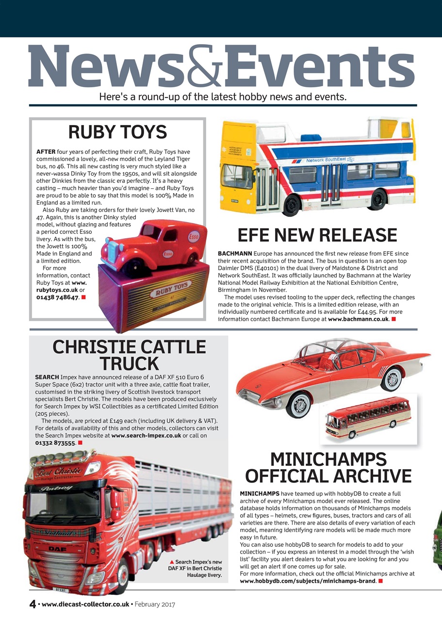 Diecast Collector Preview Pages