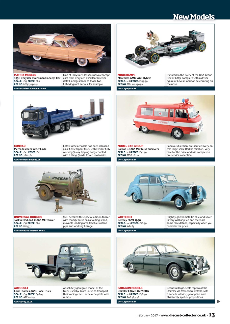 Diecast Collector Preview Pages