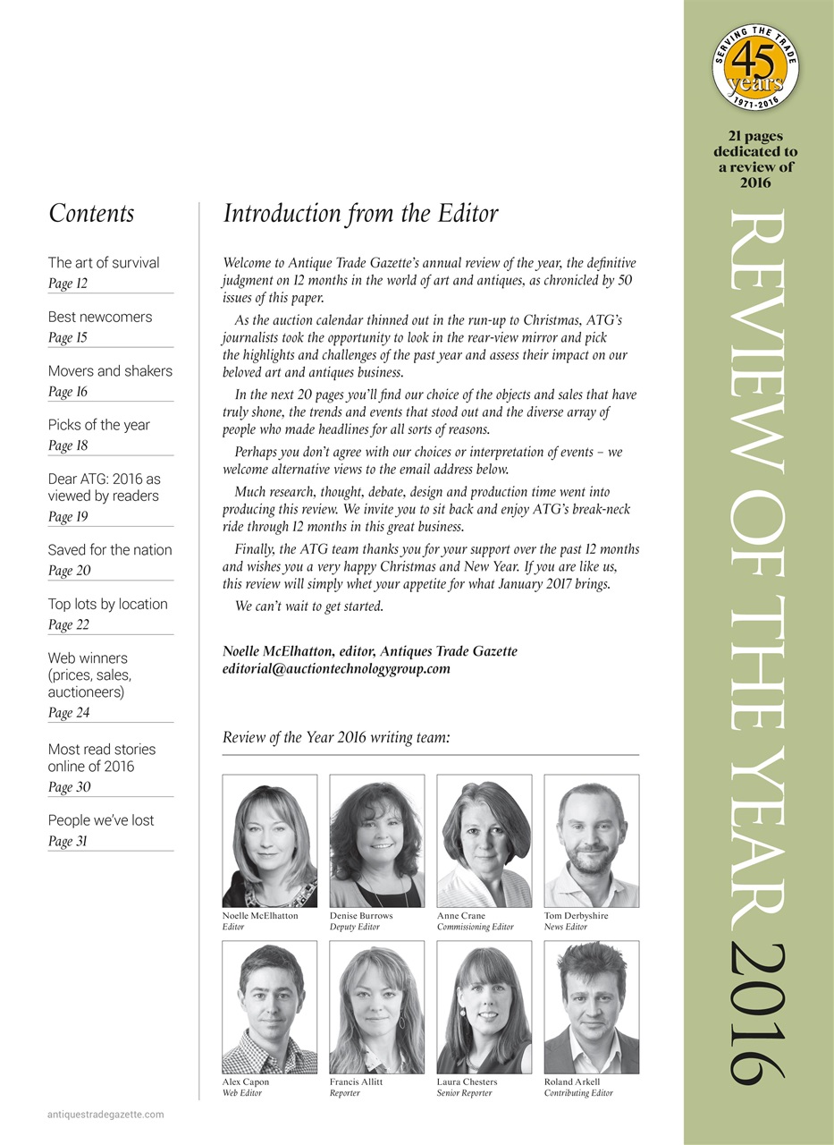 Antiques Trade Gazette Preview Pages