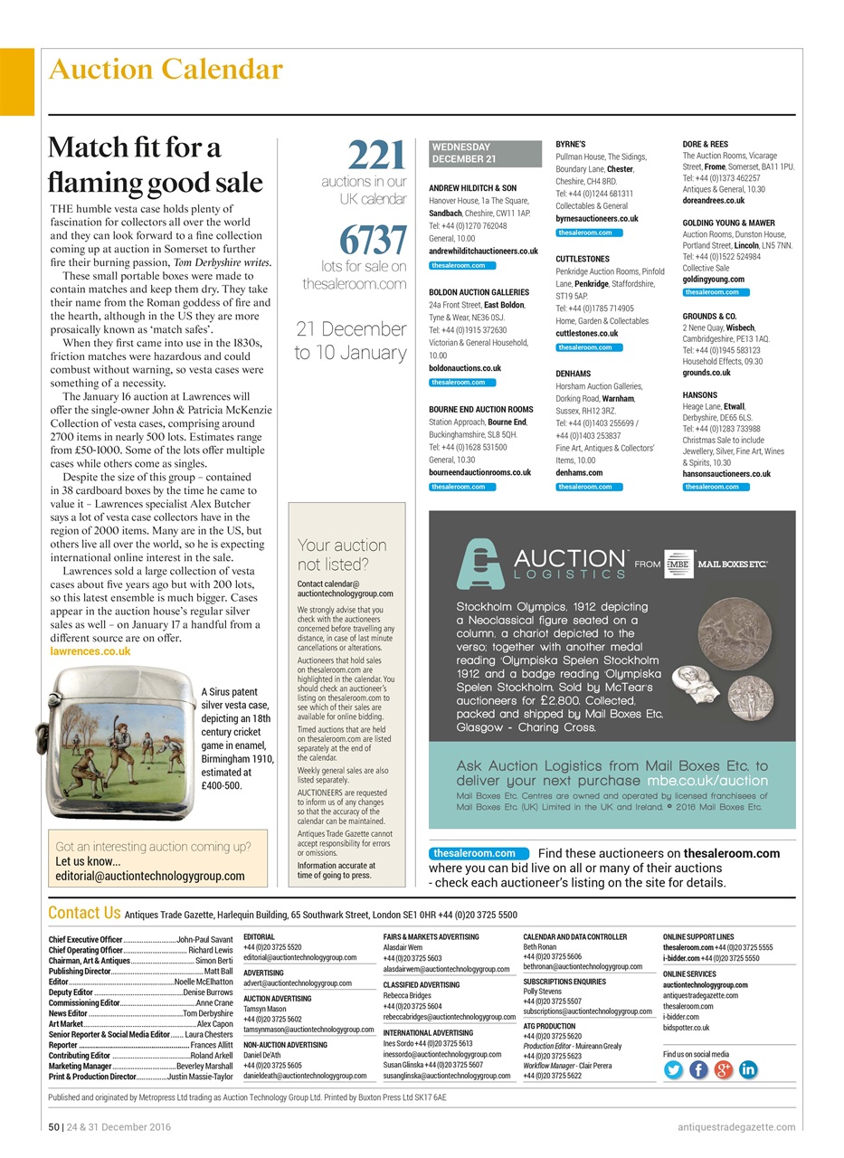 Antiques Trade Gazette Preview Pages