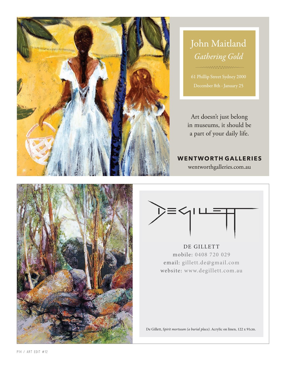 Art Edit Preview Pages