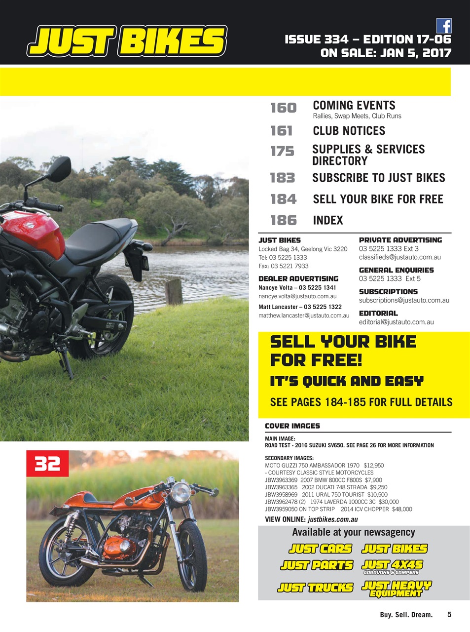 JUST BIKES Preview Pages