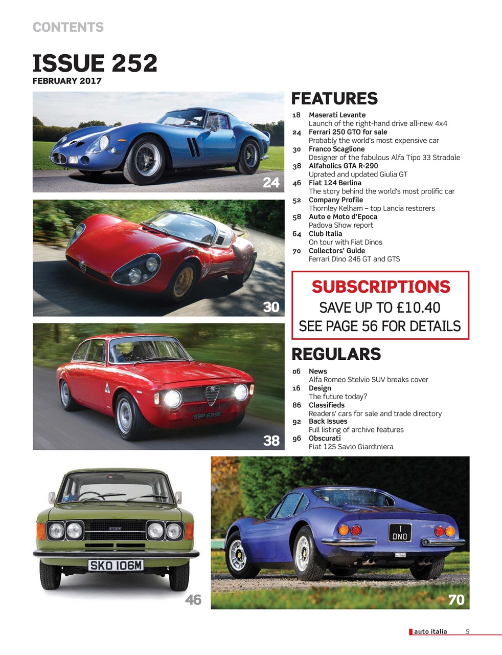 AutoItalia Magazine Preview Pages