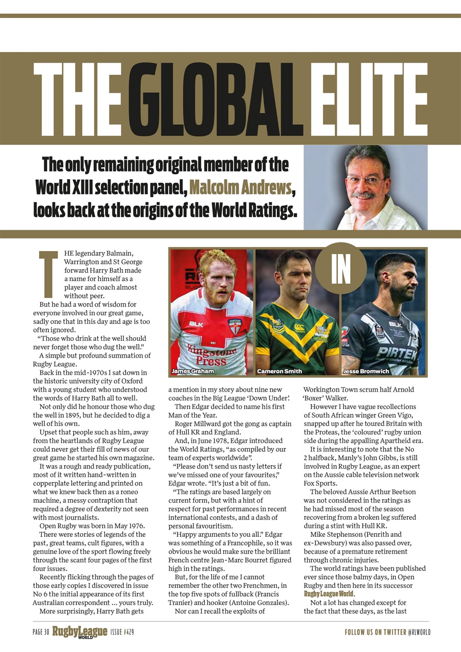 Rugby League World Preview Pages