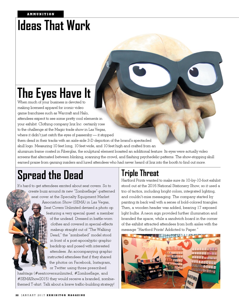 EXHIBITOR Magazine Preview Pages