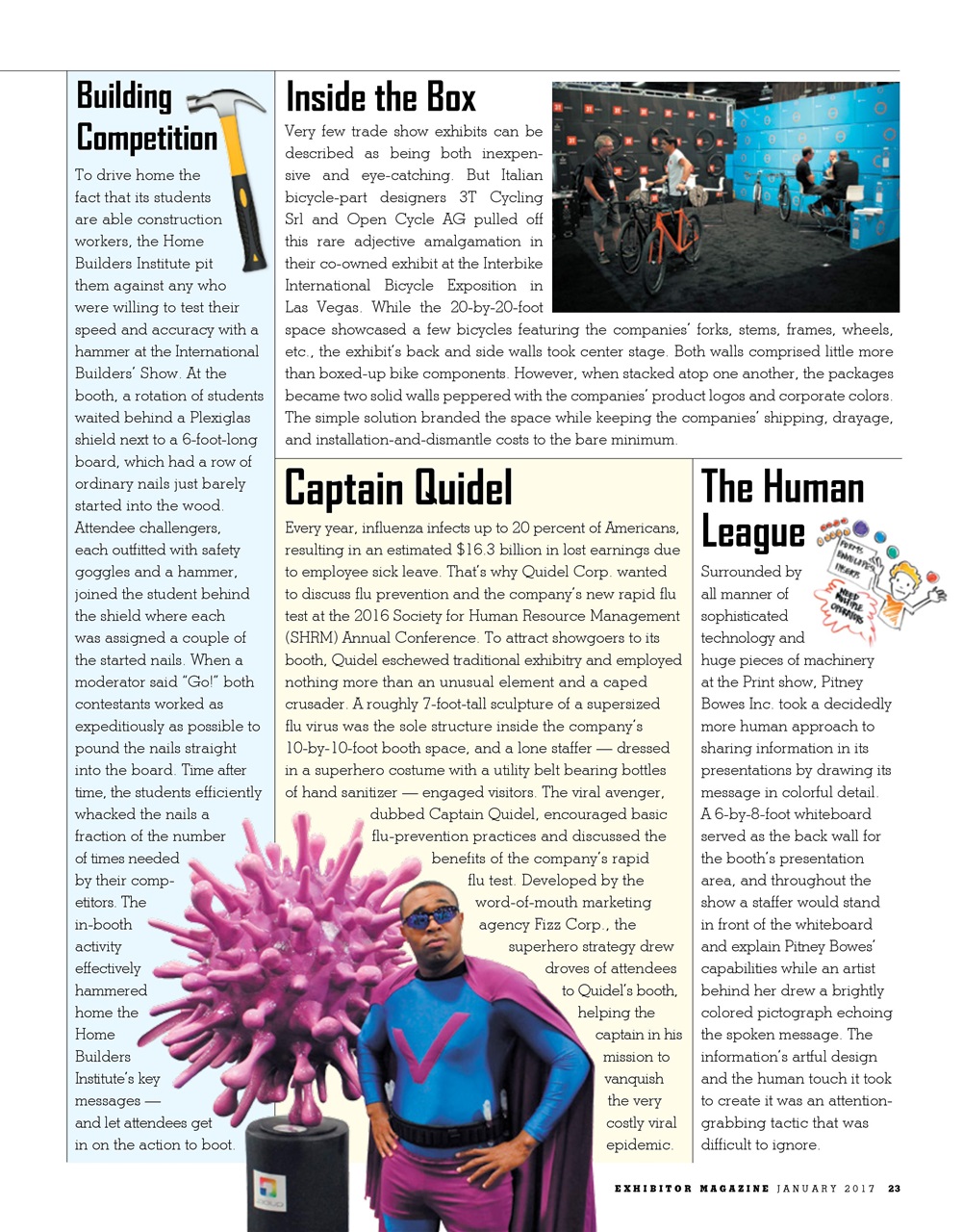 EXHIBITOR Magazine Preview Pages