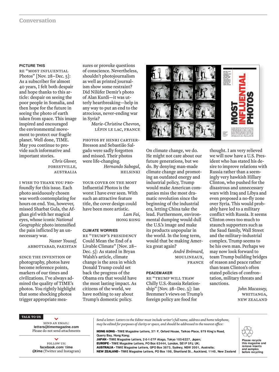 TIME Magazine Europe Preview Pages