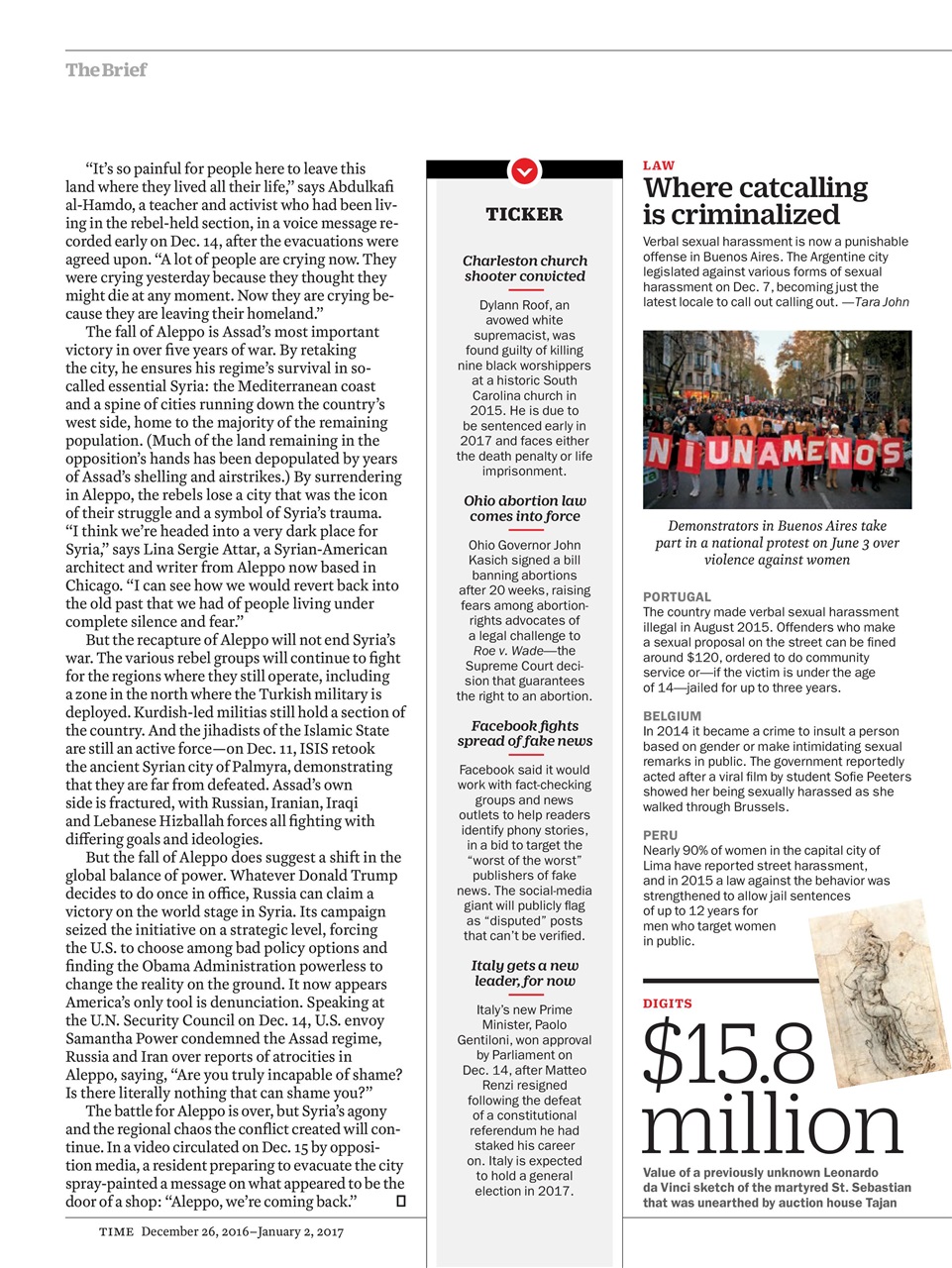 TIME Magazine Europe Preview Pages