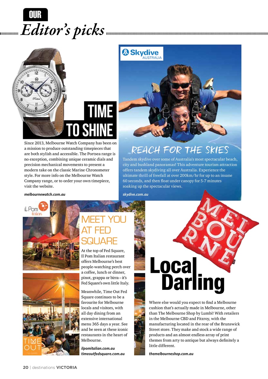Destinations Series Preview Pages