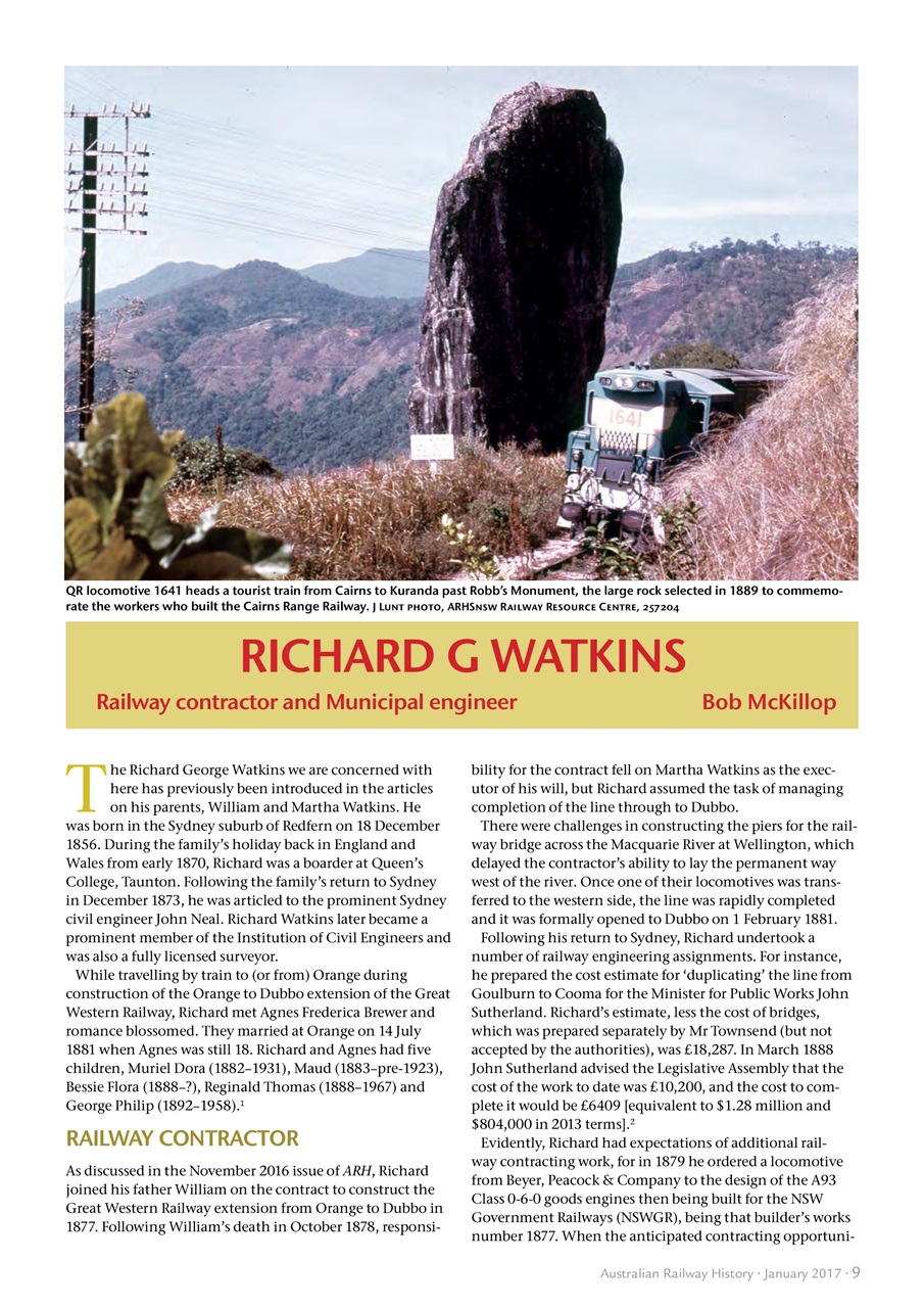Australian Railway History Preview Pages