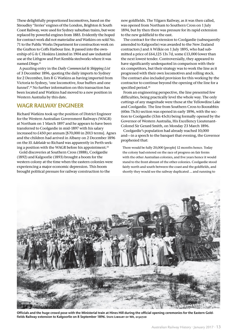 Australian Railway History Preview Pages