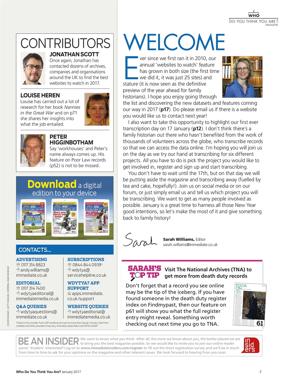 Who Do You Think You Are? Preview Pages