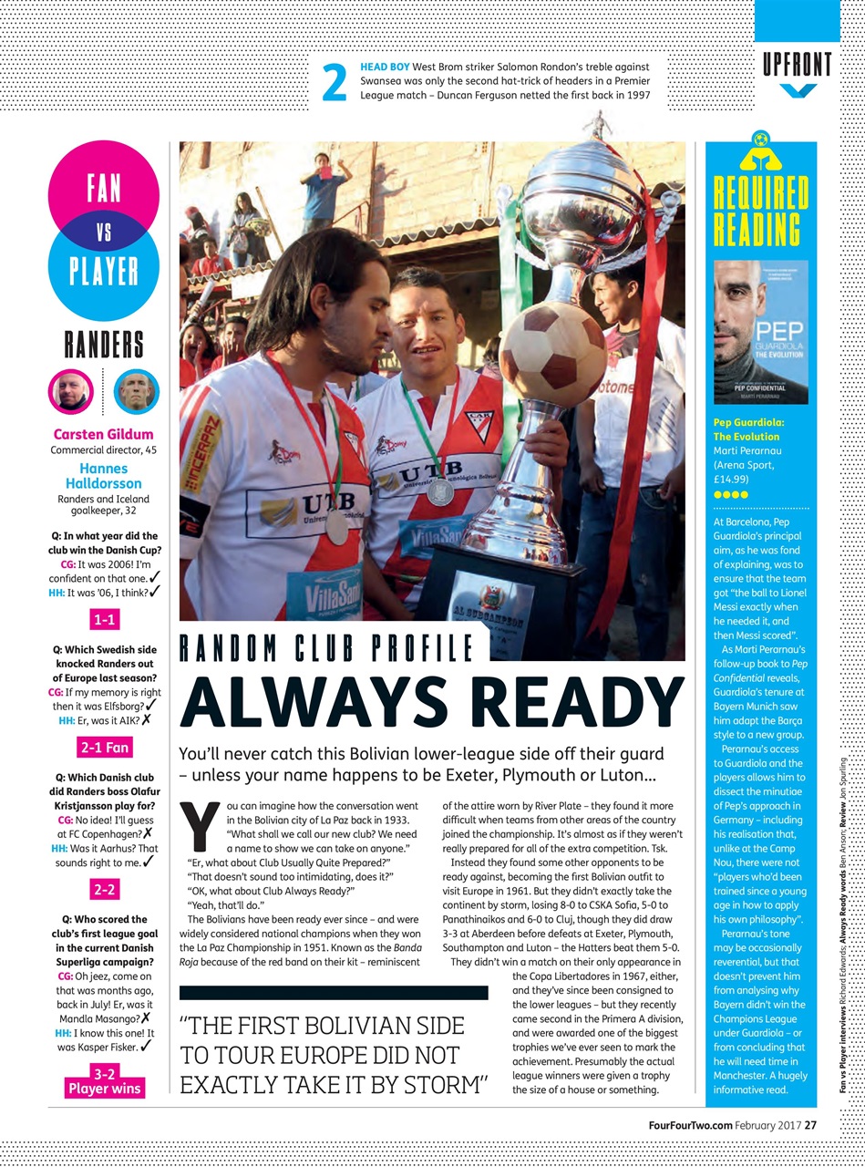 FourFourTwo Preview Pages
