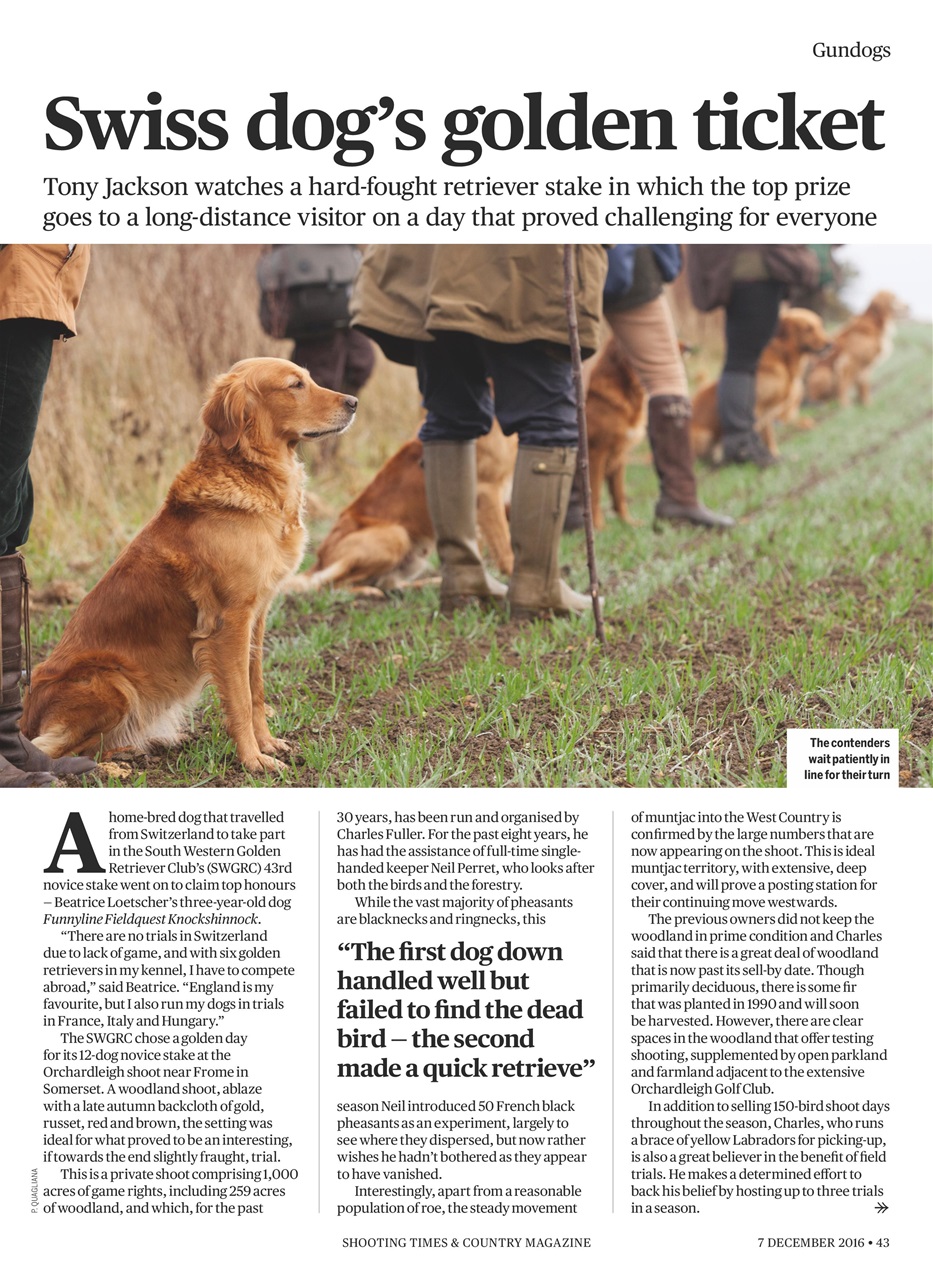 Shooting Times & Country Preview Pages