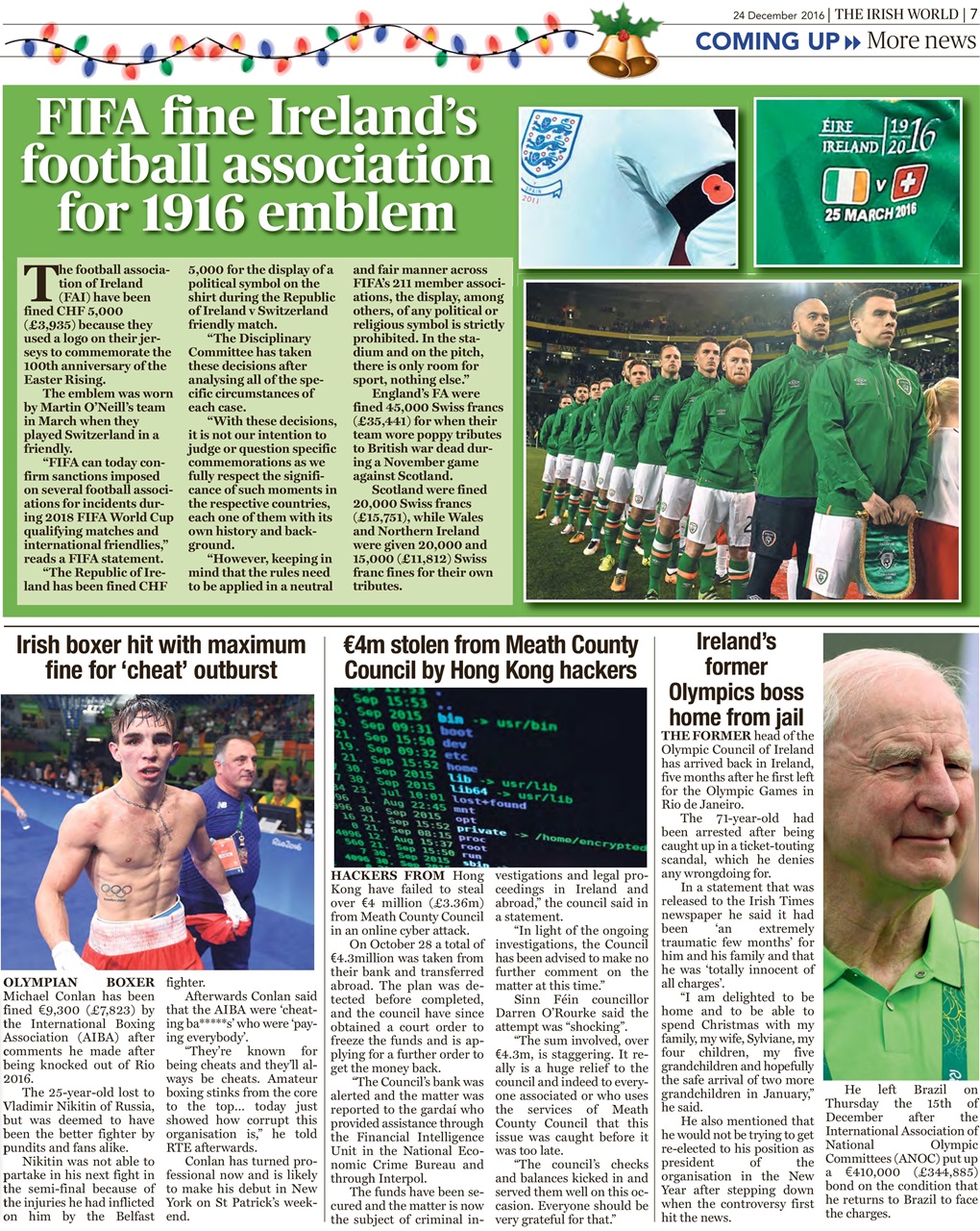Irish World Preview Pages