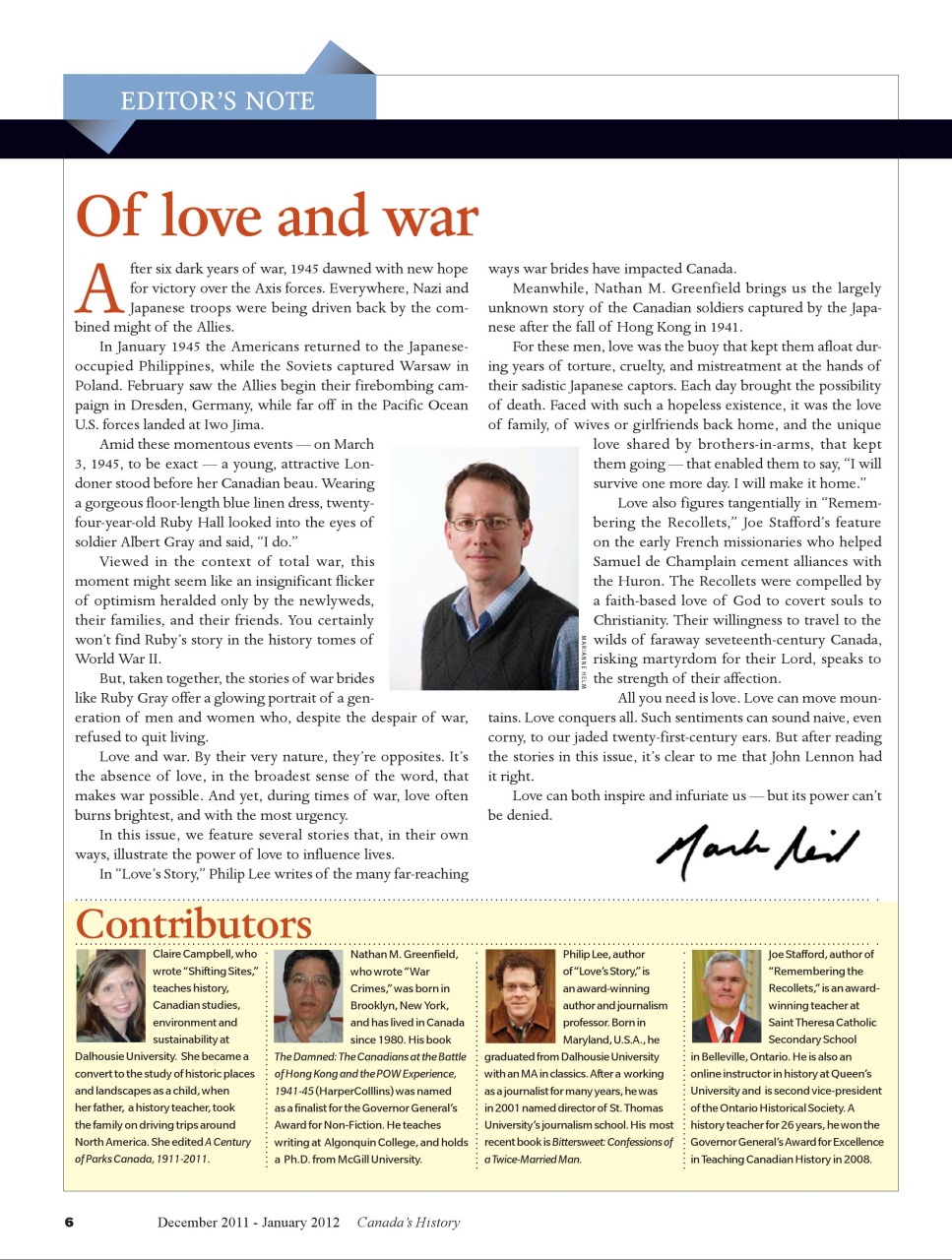 Canada's History Preview Pages