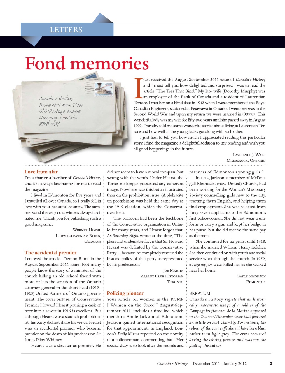 Canada's History Preview Pages