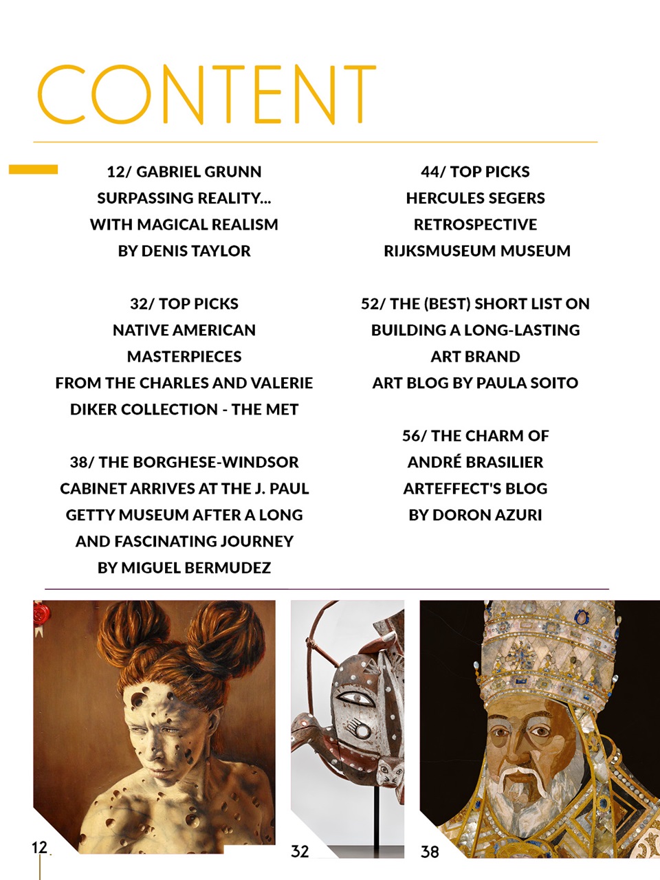 Art Market Magazine Preview Pages