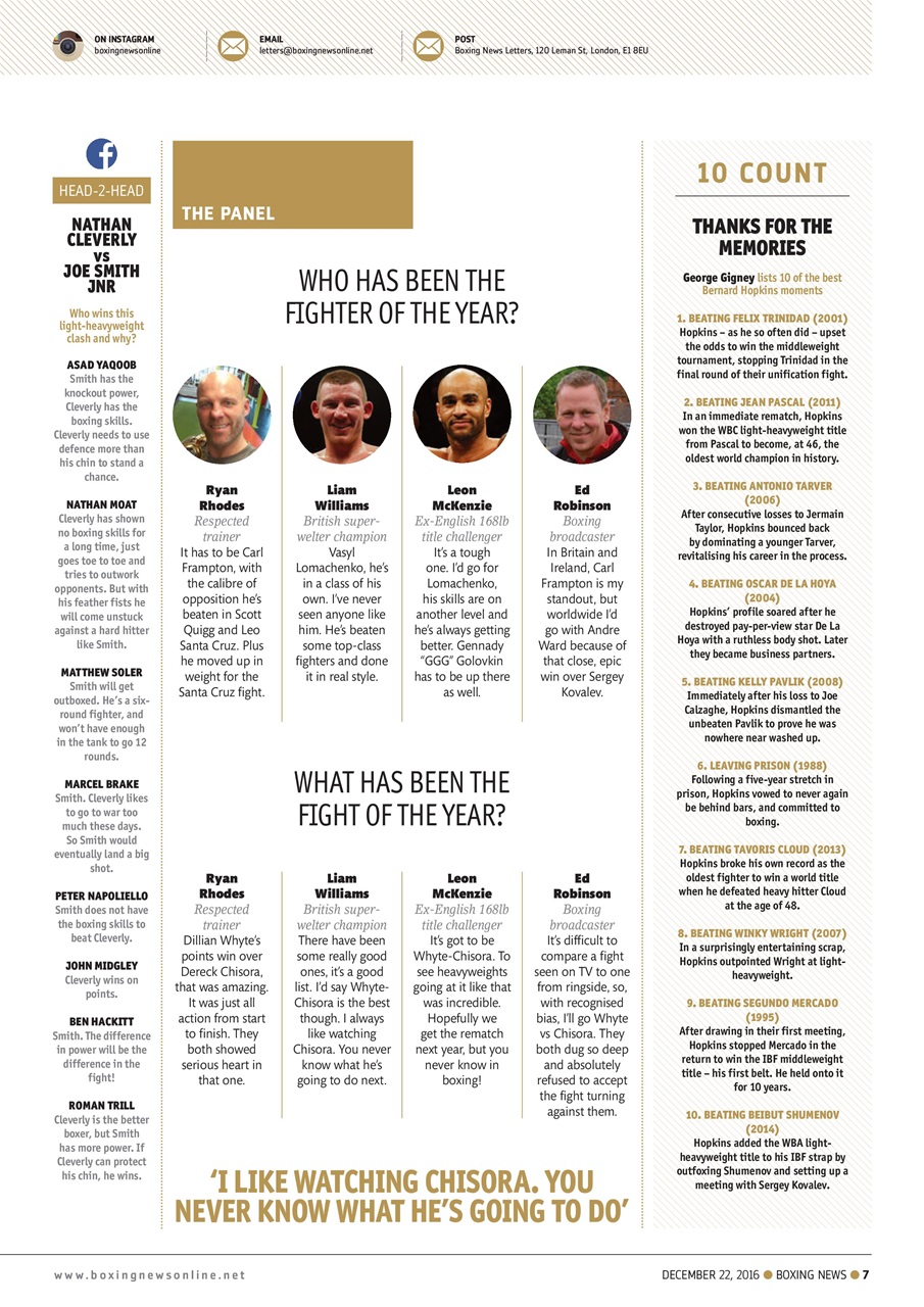 Boxing News Preview Pages