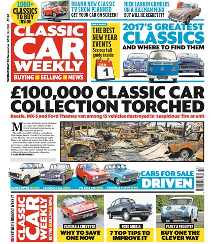 Classic Car Weekly issue 28th December 2017