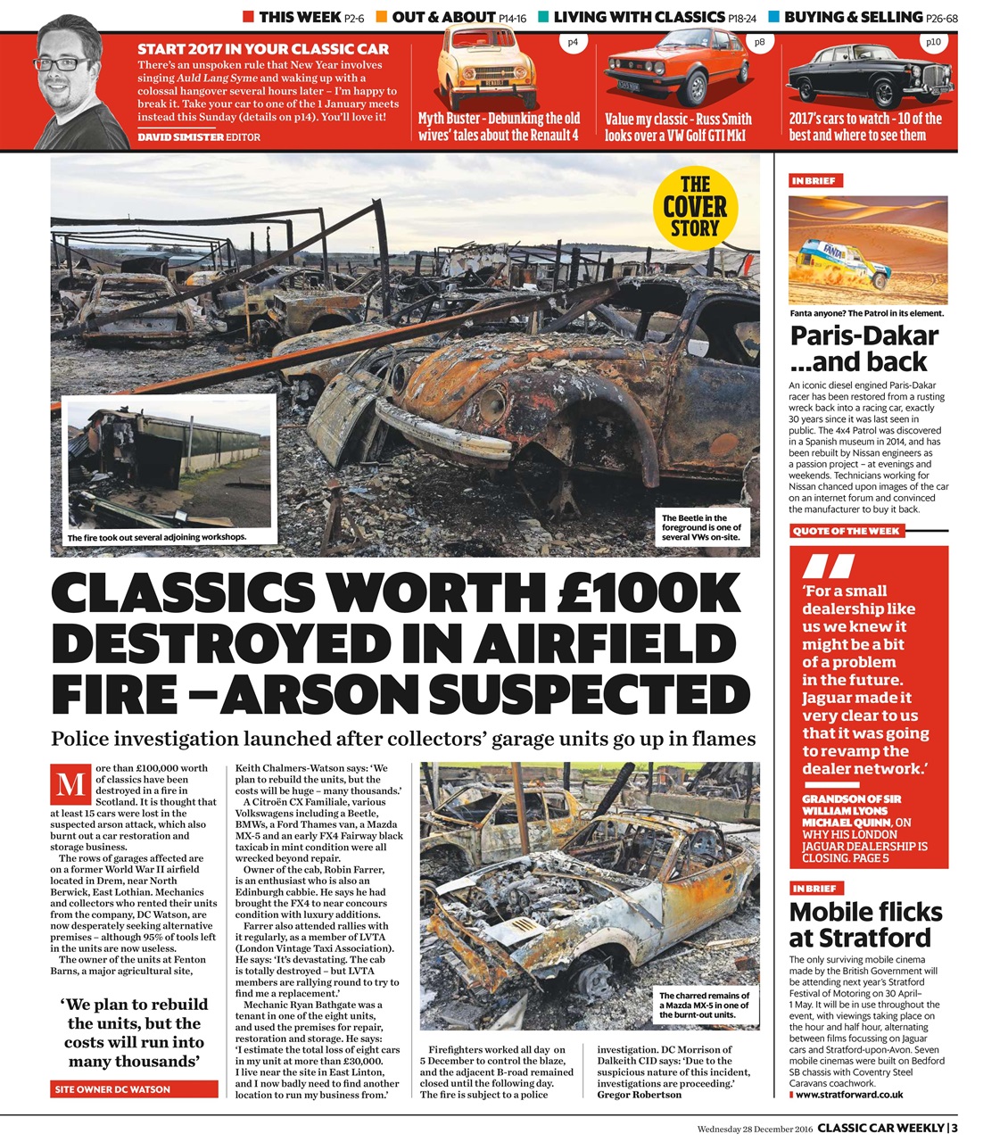 Classic Car Weekly Preview Pages