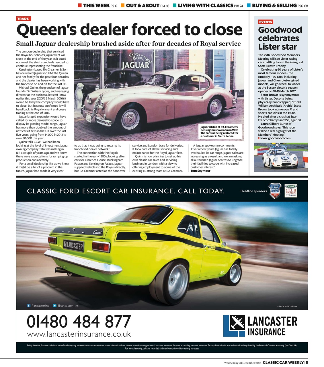 Classic Car Weekly Preview Pages