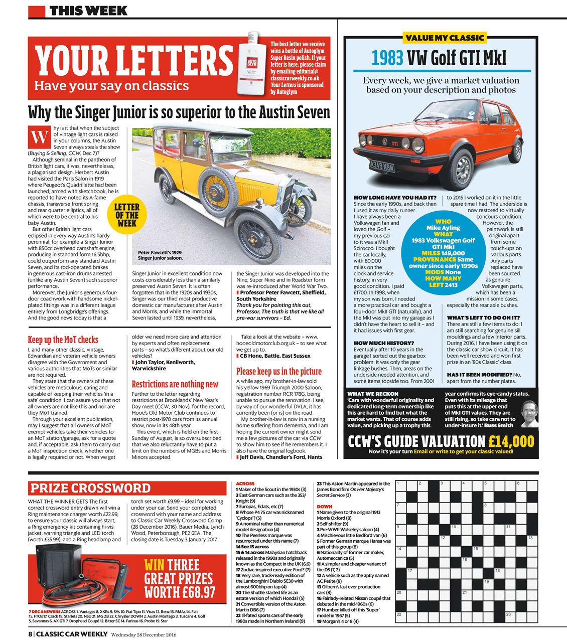 Classic Car Weekly Preview Pages