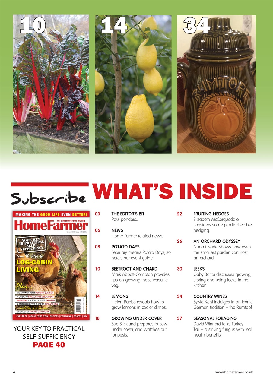 Home Farmer Magazine Preview Pages