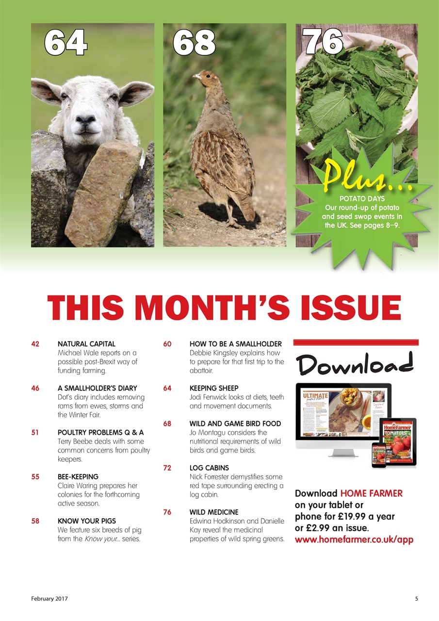Home Farmer Magazine Preview Pages